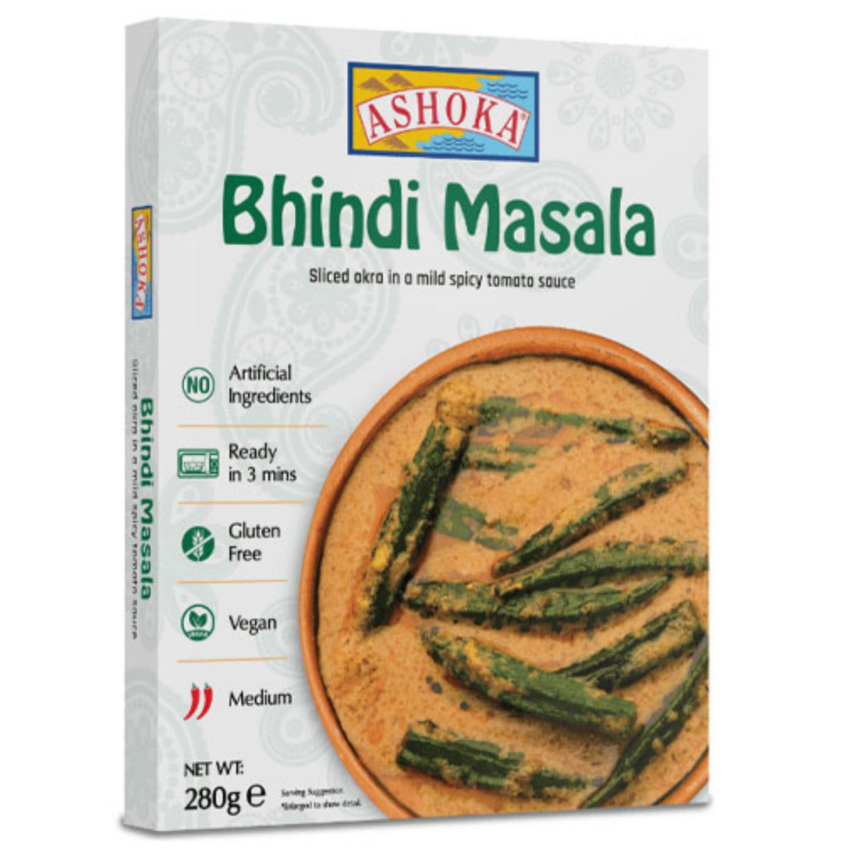 ASHOKA - Instant Masala Bhindi - 1 X 280 GR