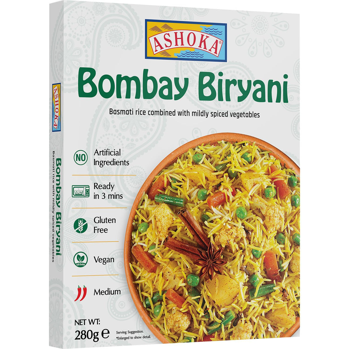 ASHOKA - Instant Bombay Biryani - 1 X 280 GR