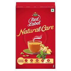 Red Label Natural Care Tea, Chai Made With 5 Ayurvedic Herbs,500 g