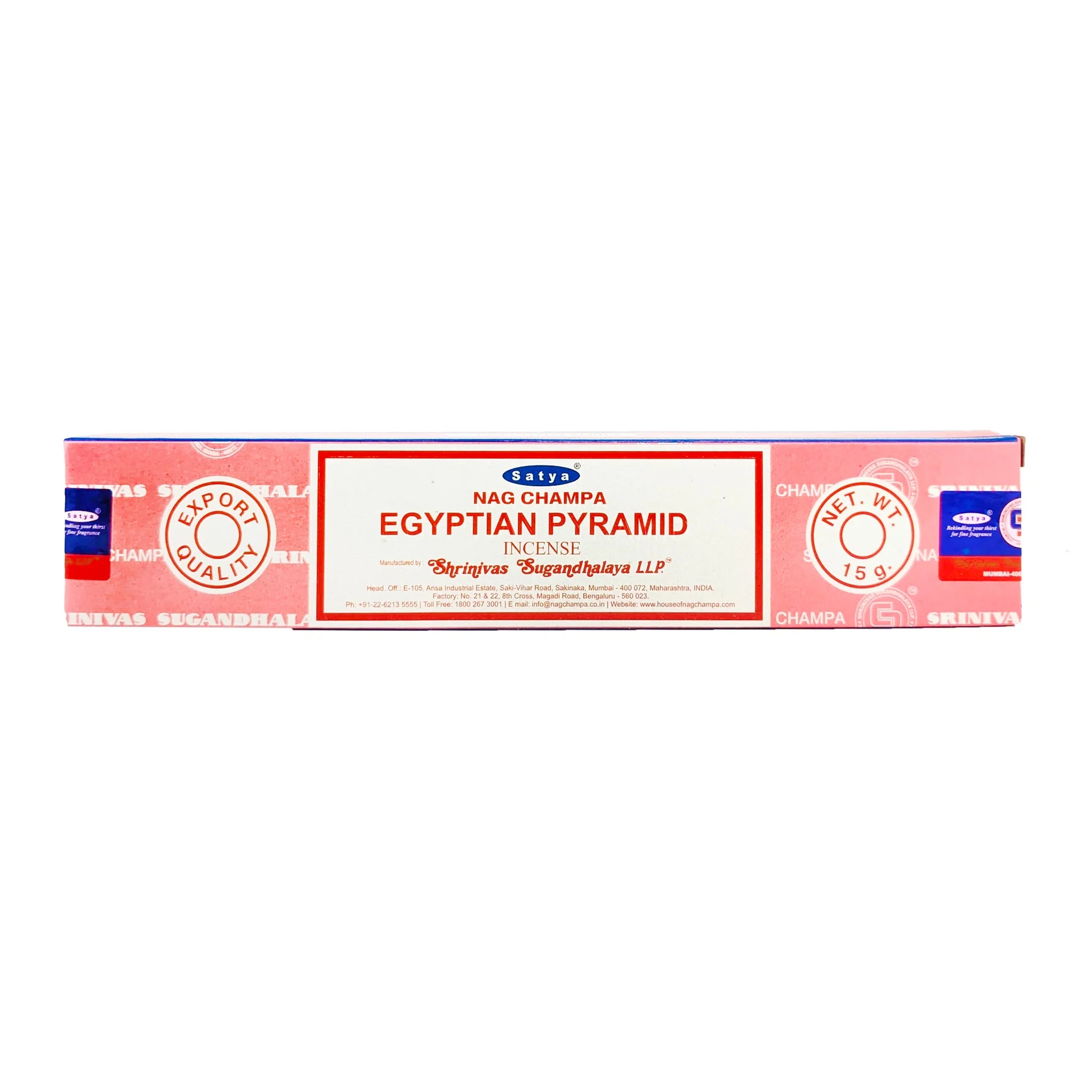 Satya Egyptian Pyramid Incense Sticks Long Lasting Agarbatti for Puja, Havan, RitualsPack